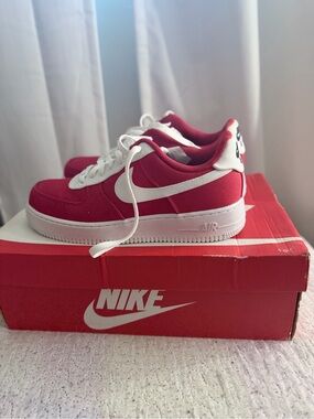 Nike Air Force 1 Low Red/White - Women's 7.5